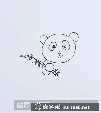 熊猫儿童画 熊猫儿童画