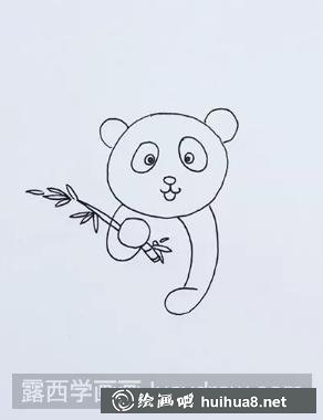 熊猫儿童画 熊猫儿童画