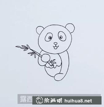 熊猫儿童画 熊猫儿童画