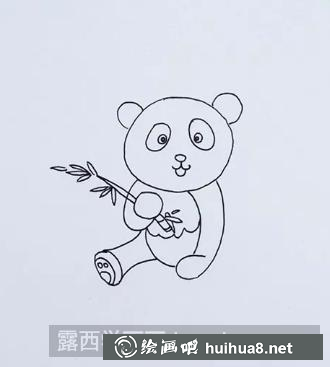 熊猫儿童画 熊猫儿童画