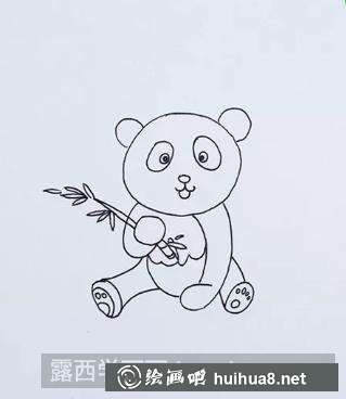 熊猫儿童画 熊猫儿童画