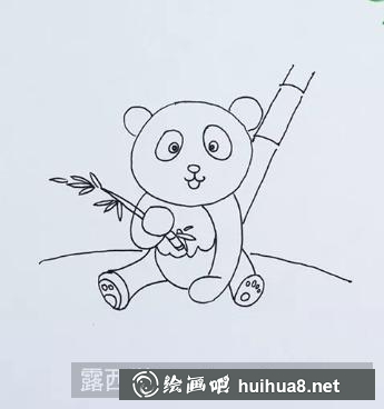 熊猫儿童画 熊猫儿童画