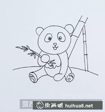熊猫儿童画 熊猫儿童画
