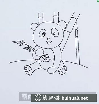 熊猫儿童画 熊猫儿童画