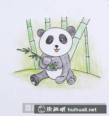 熊猫儿童画 熊猫儿童画