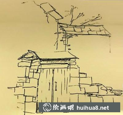 门的画法 门的画法