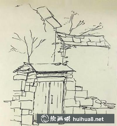 门的画法 门的画法