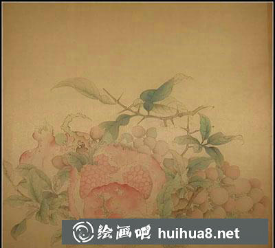 怎么画工笔画《吉祥多子图》