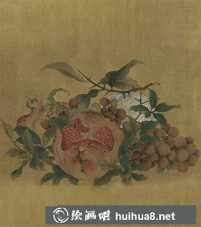 怎么画工笔画《吉祥多子图》