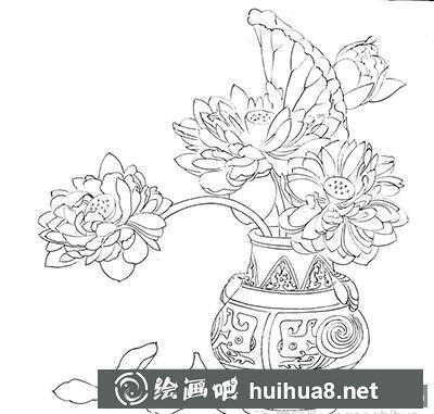 工笔画荷花的绘制方法 工笔画荷花的绘制方法