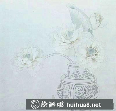 工笔画荷花的绘制方法 工笔画荷花的绘制方法