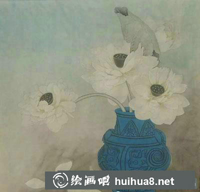 工笔画荷花的绘制方法 工笔画荷花的绘制方法