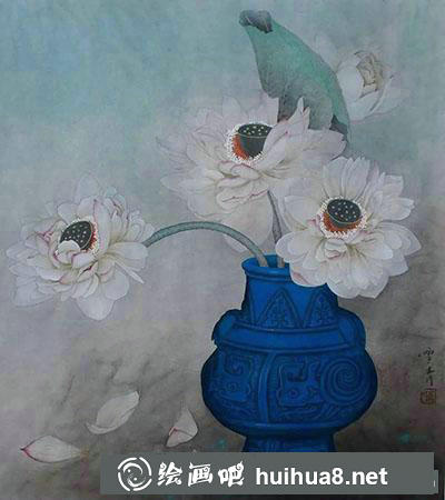工笔画荷花的绘制方法 工笔画荷花的绘制方法