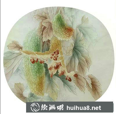 工笔画教程:怎么画苦尽甘来 工笔画教程:怎么画苦尽甘来