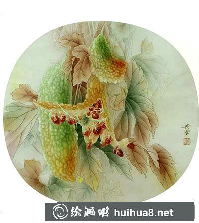 工笔画教程:怎么画苦尽甘来 工笔画教程:怎么画苦尽甘来