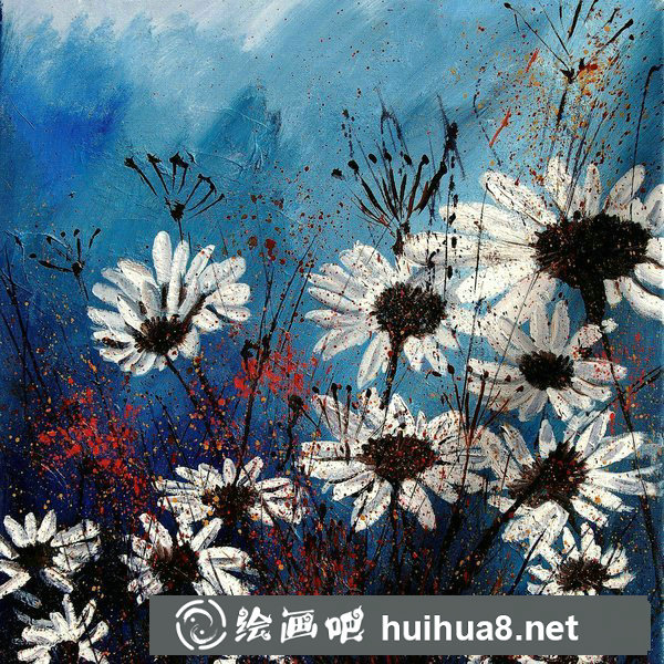 春日花园油画作品