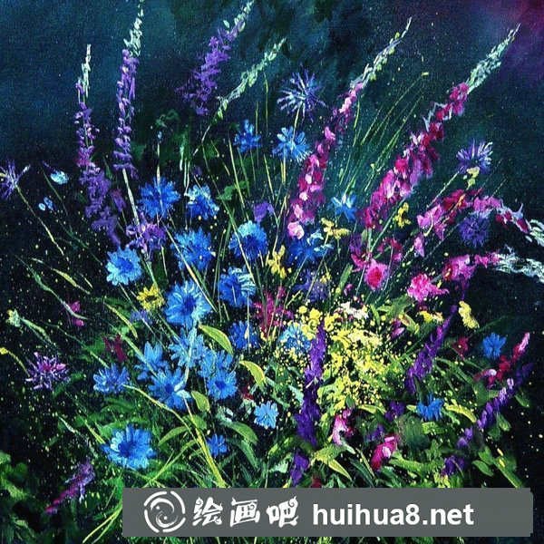 唯美风景油画作品