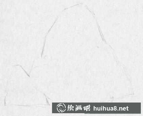 假山石的画法 假山石的画法