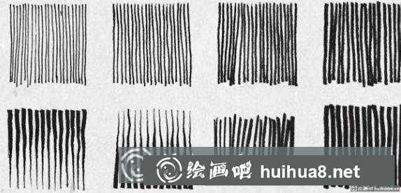 美工笔线条