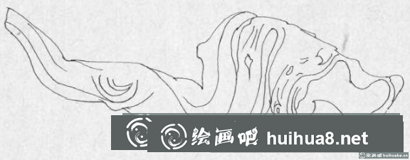 钢笔画枯树根步骤