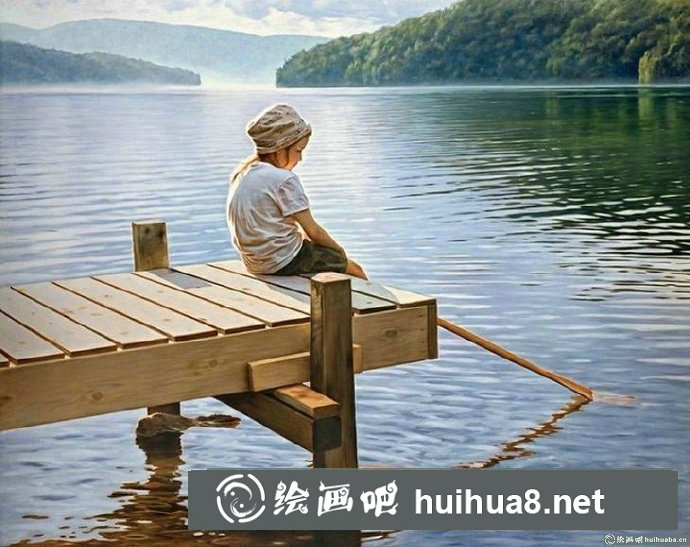 现实主义油画作品