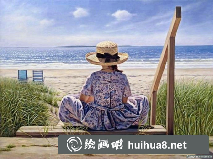 现实主义油画作品