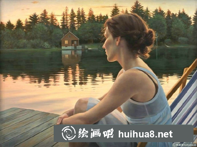 现实主义油画作品