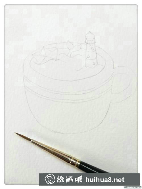 与众不同的杯子插画