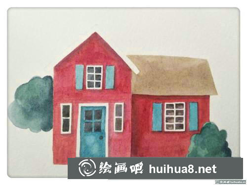 小房子插画