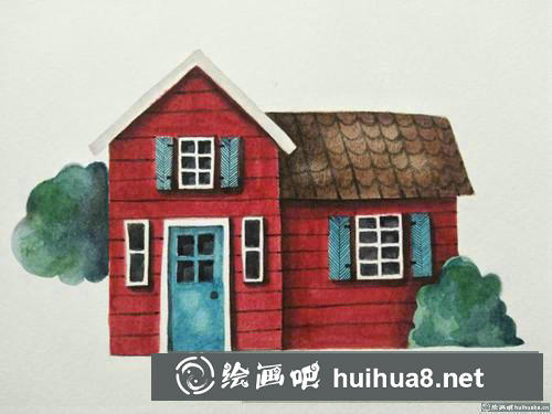 小房子插画