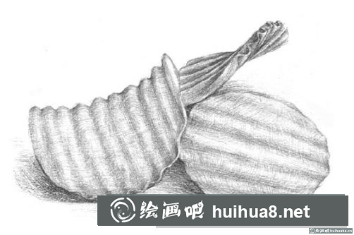 怎么画薯片