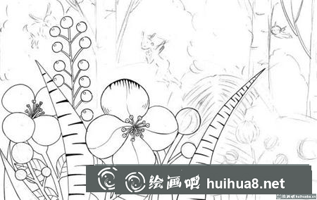 钢笔画