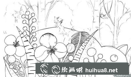 钢笔画