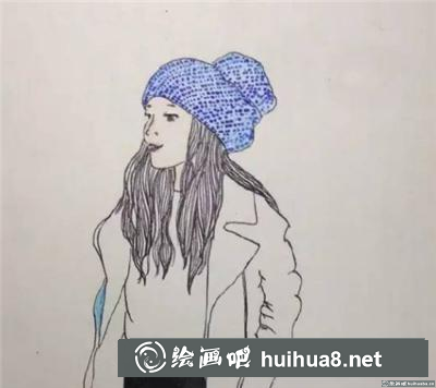 时尚女孩的画法 时尚女孩的画法