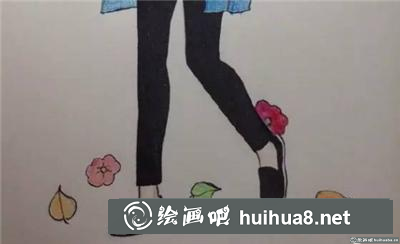 时尚女孩的画法 时尚女孩的画法
