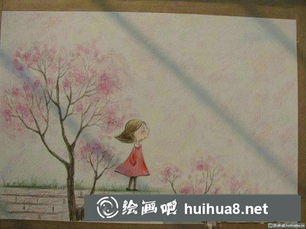 春天来咯插画
