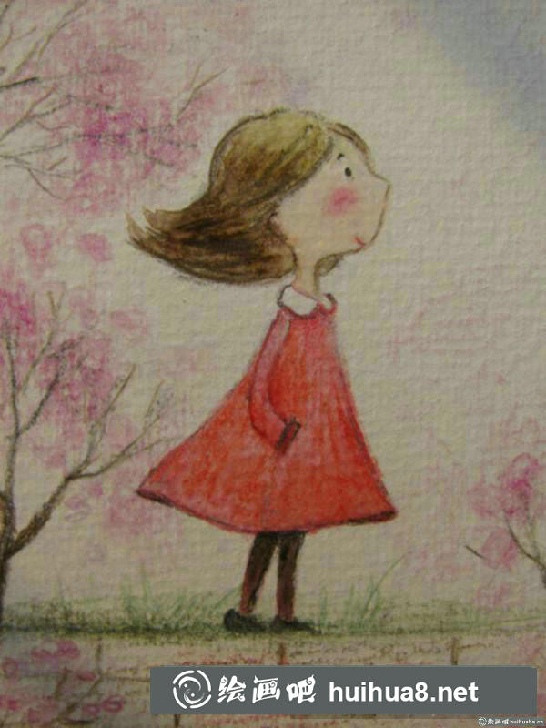 春天来咯插画