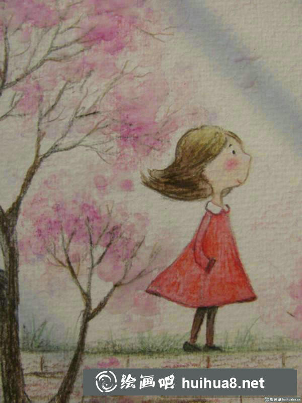 春天来咯插画