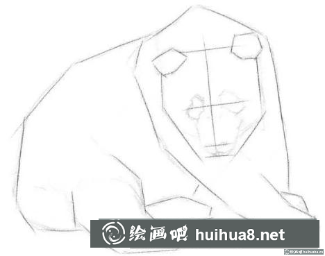 素描画大熊猫