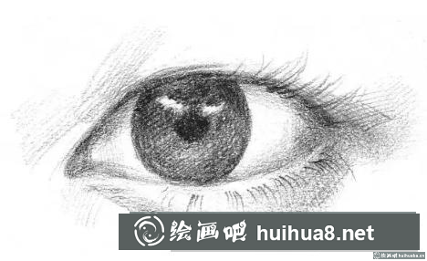 素描画眼睛