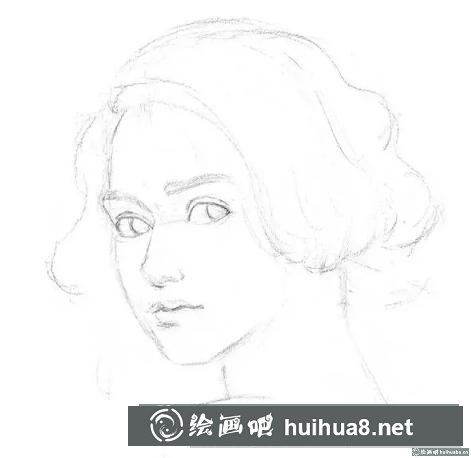 素描画外国美女 素描画外国美女