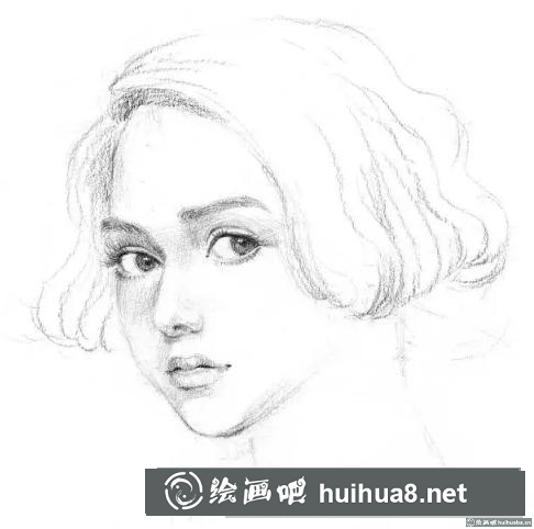 素描画外国美女 素描画外国美女