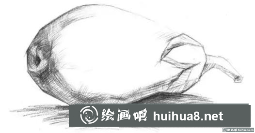 素描画茄子