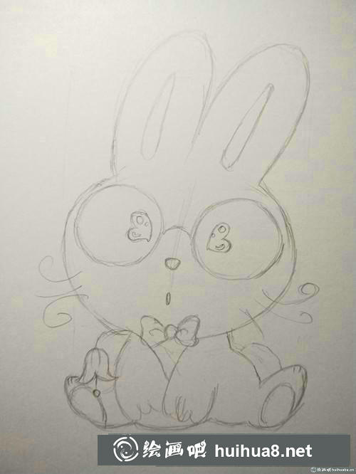 爱心兔插画