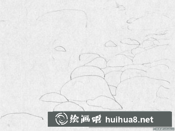 钢笔画江边 钢笔画江边