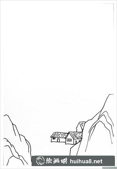 风景钢笔画