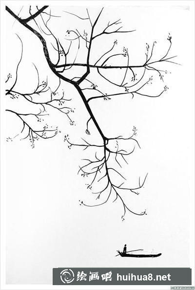 风景钢笔画