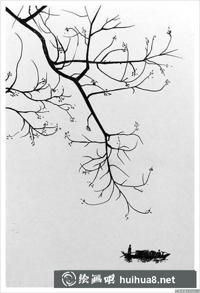 风景钢笔画