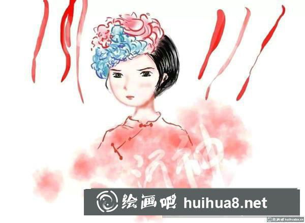 Q版《河神》小神婆插画 Q版《河神》小神婆插画