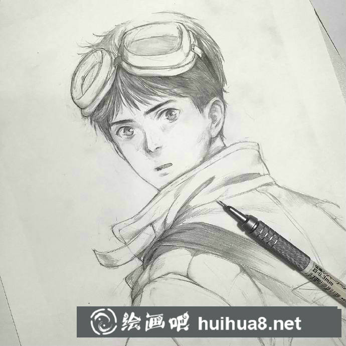 帅气小哥哥漫画线稿6